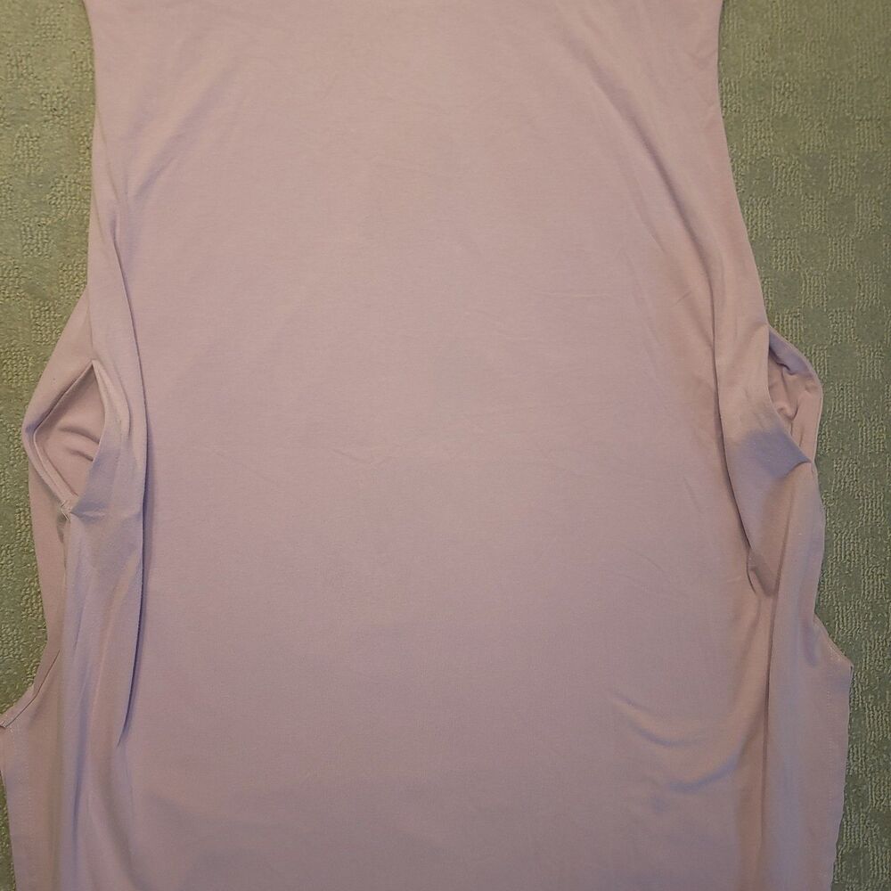 Ekouaer Women's L  Sleep Dress V Neck Short Sleeve Nightgown Pockets - Picture 5 of 9